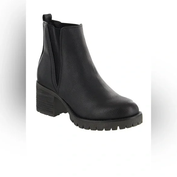 MIA Black Chunky Heel Jody Bootie in Black Women’s size 9 - Picture 11 of 14